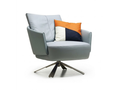 Sillón Muebles tapizados Diseñador Silla giratoria para sala de estar moderno Textil Nuevo