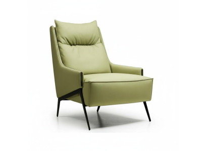 Sillón de sala de estar 1 asiento sofá cojín lujo textil diseño muebles de madera