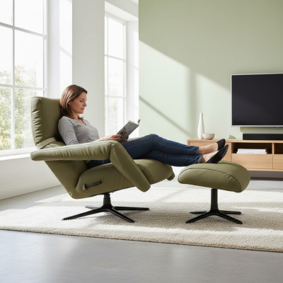 Sillón de sala de estar, sofá de 1 plaza, tapizado de lujo, textil nuevo, diseño nuevo.