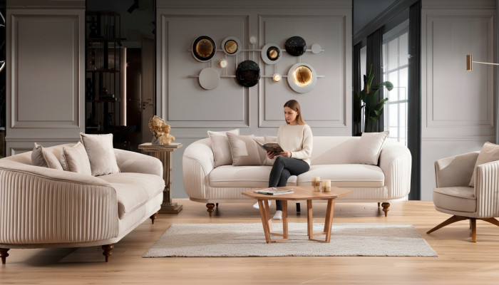 Sofá sofá terciopelo acolchado asiento 321 plazas juego de sofás diseño madera sofás nuevos