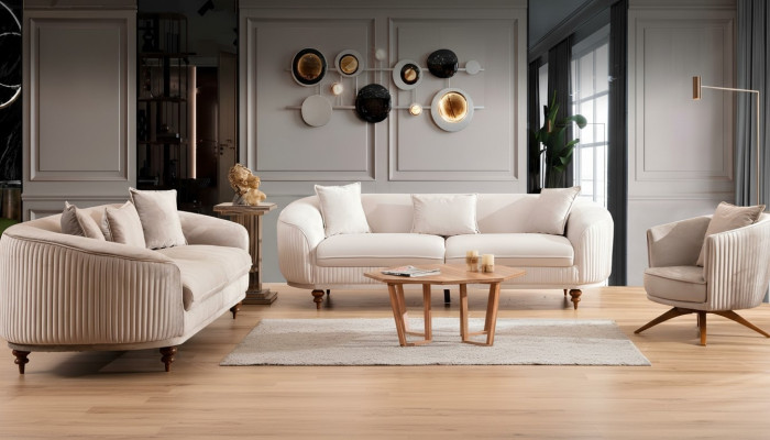 Sofá sofá terciopelo acolchado asiento 321 plazas juego de sofás diseño madera sofás nuevos