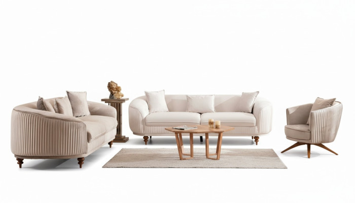 Sofá sofá terciopelo acolchado asiento 321 plazas juego de sofás diseño madera sofás nuevos