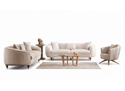 Sofá sofá terciopelo acolchado asiento 321 plazas juego de sofás diseño madera sofás nuevos
