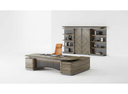 Mueble de oficina conjunto de escritorio de esquina armario grupo de 2 piezas escritorio.