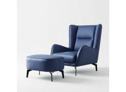Silla diseño tapizada Muebles lujosos Salón moderno Sillón tapizado nuevo