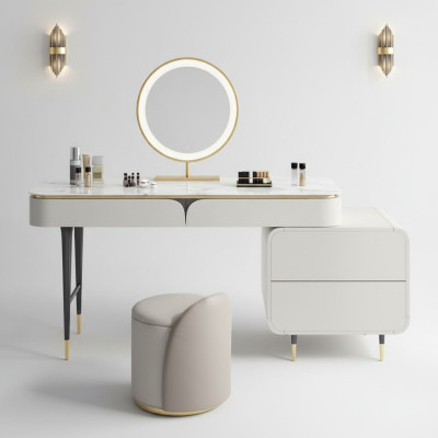 Mesa Consola Espejo Tocador Dormitorio Consolas Lujo Nuevo