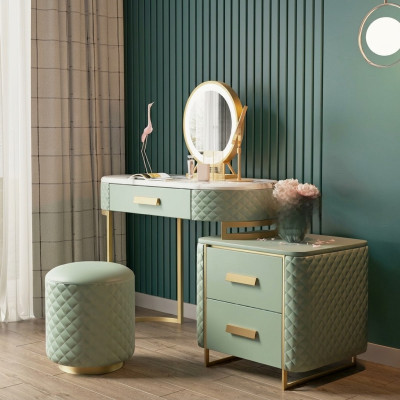 Mesa de maquillaje Diseños Mesas Cosmético Tocador Espejo Consola Dormitorio