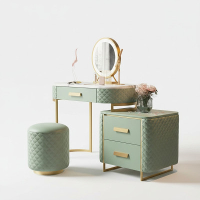 Mesa de maquillaje Diseños Mesas Cosmético Tocador Espejo Consola Dormitorio
