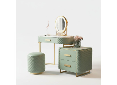 Mesa de maquillaje Diseños Mesas Cosmético Tocador Espejo Consola Dormitorio