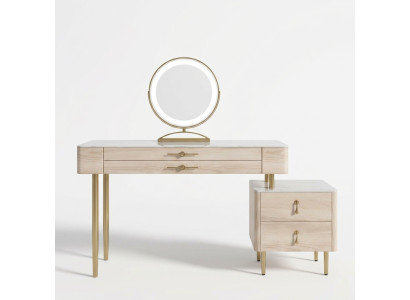 Diseño de muebles de dormitorio, tocador de diseño moderno, mesa consola de lujo nuevo.