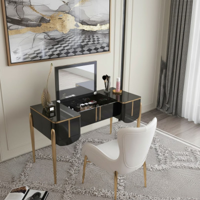 Modern tocador espejo lujo consola cómoda dormitorio nuevo