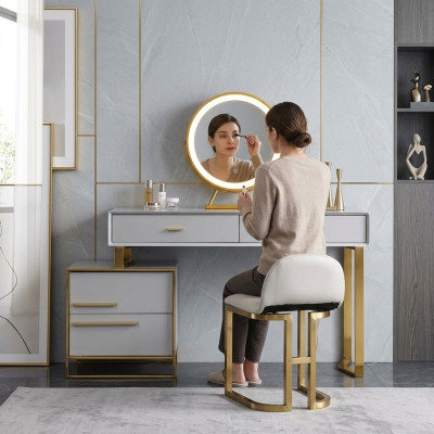 Mesa moderna consola espejo tocador dormitorio mesa de cosméticos