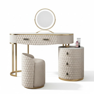 Diseño de muebles de lujo, tocador, mesa consola moderna para dormitorio.