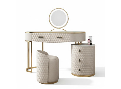 Diseño de muebles de lujo, tocador, mesa consola moderna para dormitorio.