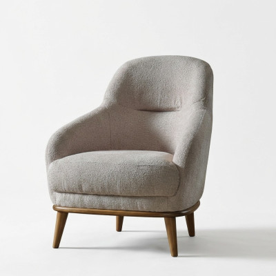 Sillón Tapizado Asiento Diseño Sofá Relax Tela Diseño Sillón Club Salón