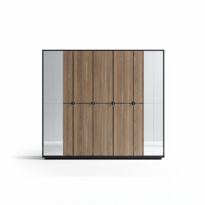 Armario Armarios Diseño de armario Madera 246 cm Moderno Muebles Nuevo