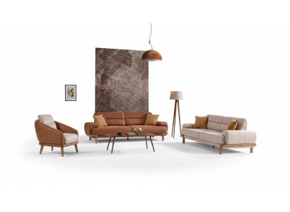 Sofá 3+3+1 sillones conjunto de muebles de lujo Sofá moderno set de 3 piezas