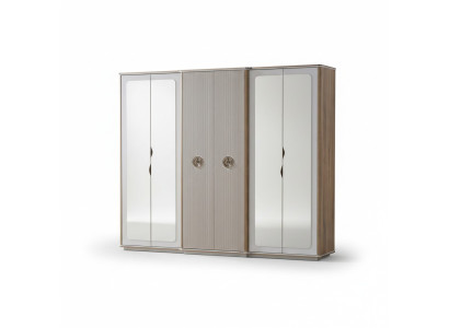 Guardarropa moderno de dormitorio de madera mueble nuevo armario reajustado nuevo