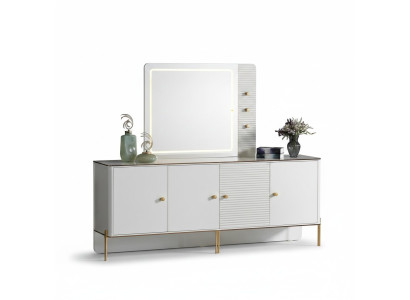 Cómoda Aparador Conjunto de lujo de madera Aparador Moderno