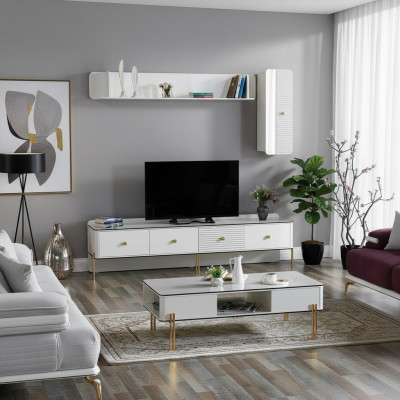 Mueble de TV moderno, aparador, cómoda, mueble bajo para TV, estante de televisión, armario, muebles
