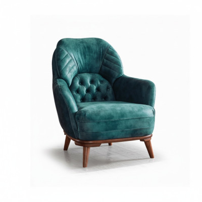 1 Sillón de relax moderno estilo Chesterfield de lujo para el salón.
