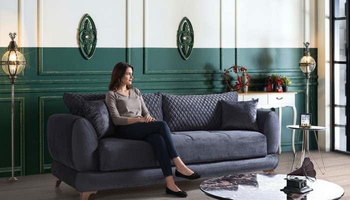 Sofá de tres plazas con función de cama sofá cama sofá plegable tela sofás sofás