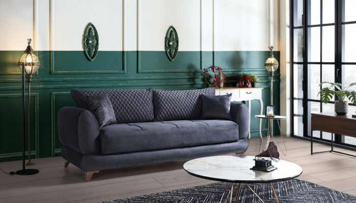 Sofá de tres plazas con función de cama sofá cama sofá plegable tela sofás sofás