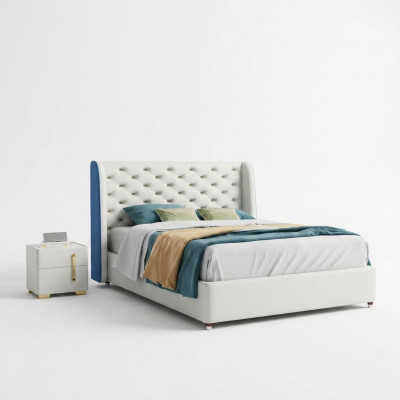 Dormitorio Muebles Cama Diseñador Estructura de cama Camas dobles Elegancia Madera