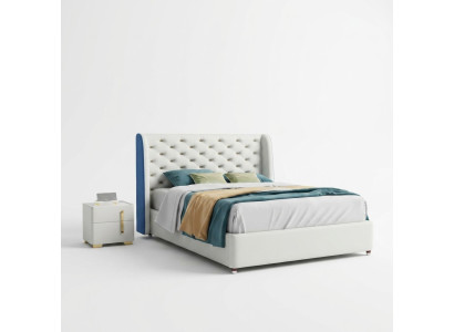 Dormitorio Muebles Cama Diseñador Estructura de cama Camas dobles Elegancia Madera