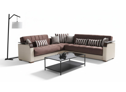 Sofá en forma de L de lujo, beige, rinconera, para sala de estar, sofá, conjunto de muebles, 315 x 245.