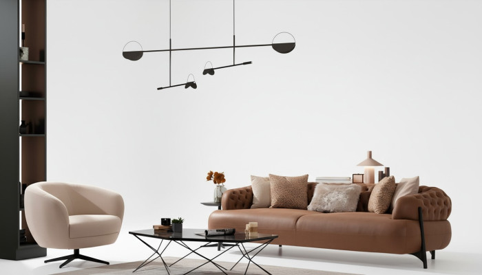 Sofá de 3 plazas más 1 butaca, conjunto de sillones modernos para relax, muebles nuevos de lujo.