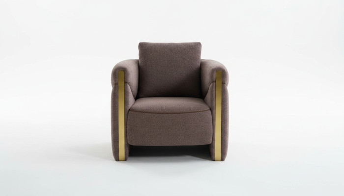 Silla de diseño Silla de lujo Relax Silla de tela Club Lounge Lujo moderno