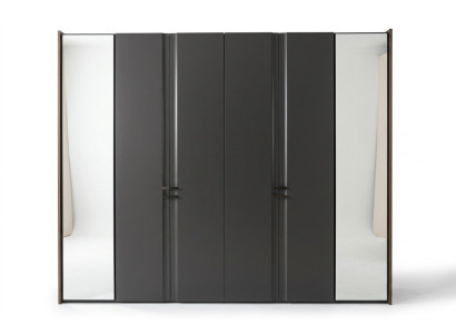 Armario moderno de lujo armario de madera armarios de vidrio taupe dormitorio