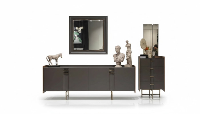 Moderno aparador con espejo cómoda tocador de lujo muebles nuevos