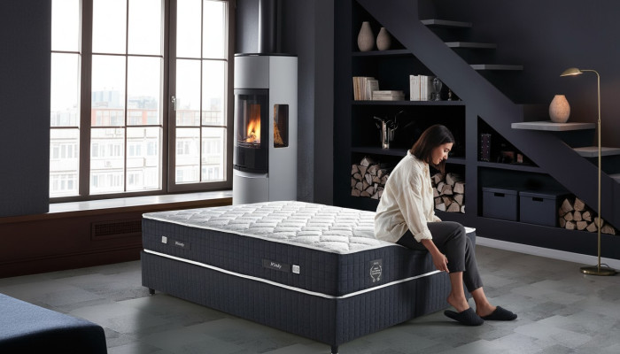 Espuma Moderna Colchón Exclusivo Muebles de Lujo Ortopédico 25 cm 200x200 Nuevo
