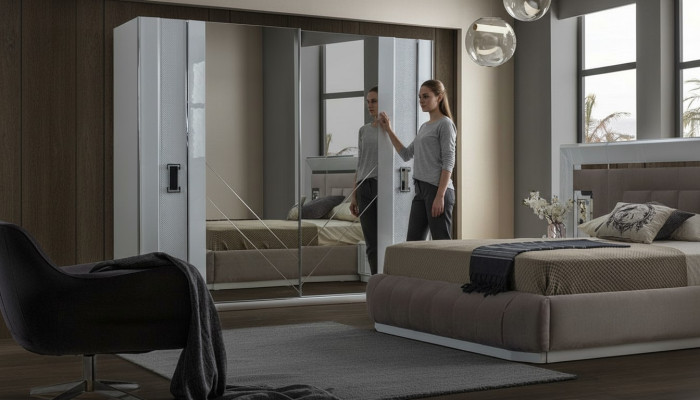 Diseñador Armario de dormitorio de lujo moderno Nuevo Mueble