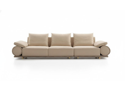 Sofás de tapicería modernos de tres plazas para la sala de estar. Sofá de lujo muebles tapizados.