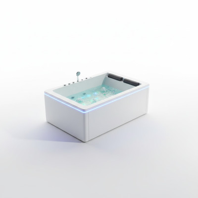 Jacuzzi Bañera de esquina Bañera Bañera Spa Hogar 2 personas Bañera de hidromasaje Bañera de hidromasaje