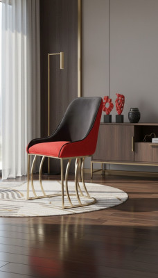 Sala de estar 6 sillas Modernas sillas de comedor Diseño de lujo Nuevo