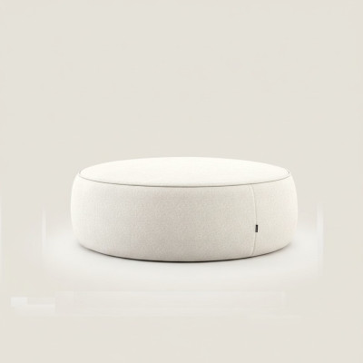 Blanco lujo taburete redondo asiento de muebles de diseñador elegante muebles.