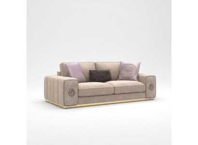 Sofá moderno de dos plazas para la sala de estar, mueble tapizado para el hogar.