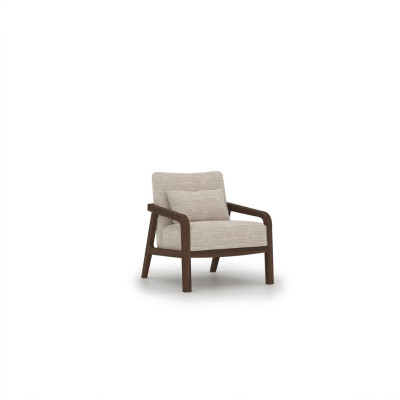 Silla de lujo de madera para la sala de estar, muebles tapizados de tela, diseño de decoración nueva.