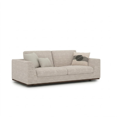 Muebles tapizados Sofá de dos plazas Diseño Sala de estar Mobiliario moderno Textil