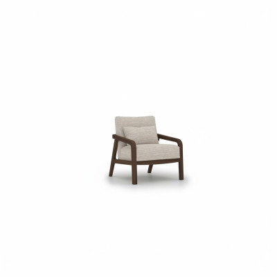 Salón sillón madera tapizado textil decoración muebles tapizados diseño.