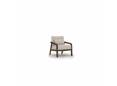 Salón sillón madera tapizado textil decoración muebles tapizados diseño.