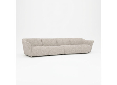 Salón moderno blanco sofá de cuatro plazas muebles tapizados moderno decoración