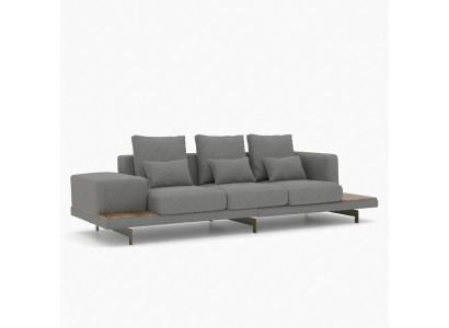Sofá de sala de estar de tres plazas moderno diseño de lujo muebles tapizados nuevo