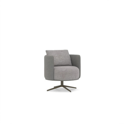 Lujo gris sillón sala de estar muebles tapizados Diseño moderno Nuevo Tela tapizado textiles