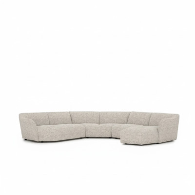 Sofá de sala de estar en forma de U nuevo conjunto de esquina muebles de lujo muebles tapizados.