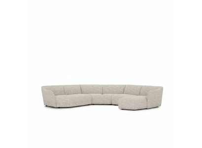 Sofá de sala de estar en forma de U nuevo conjunto de esquina muebles de lujo muebles tapizados.